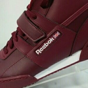 Reebok Classic Mid Strap Burgundy Unisex Shoes